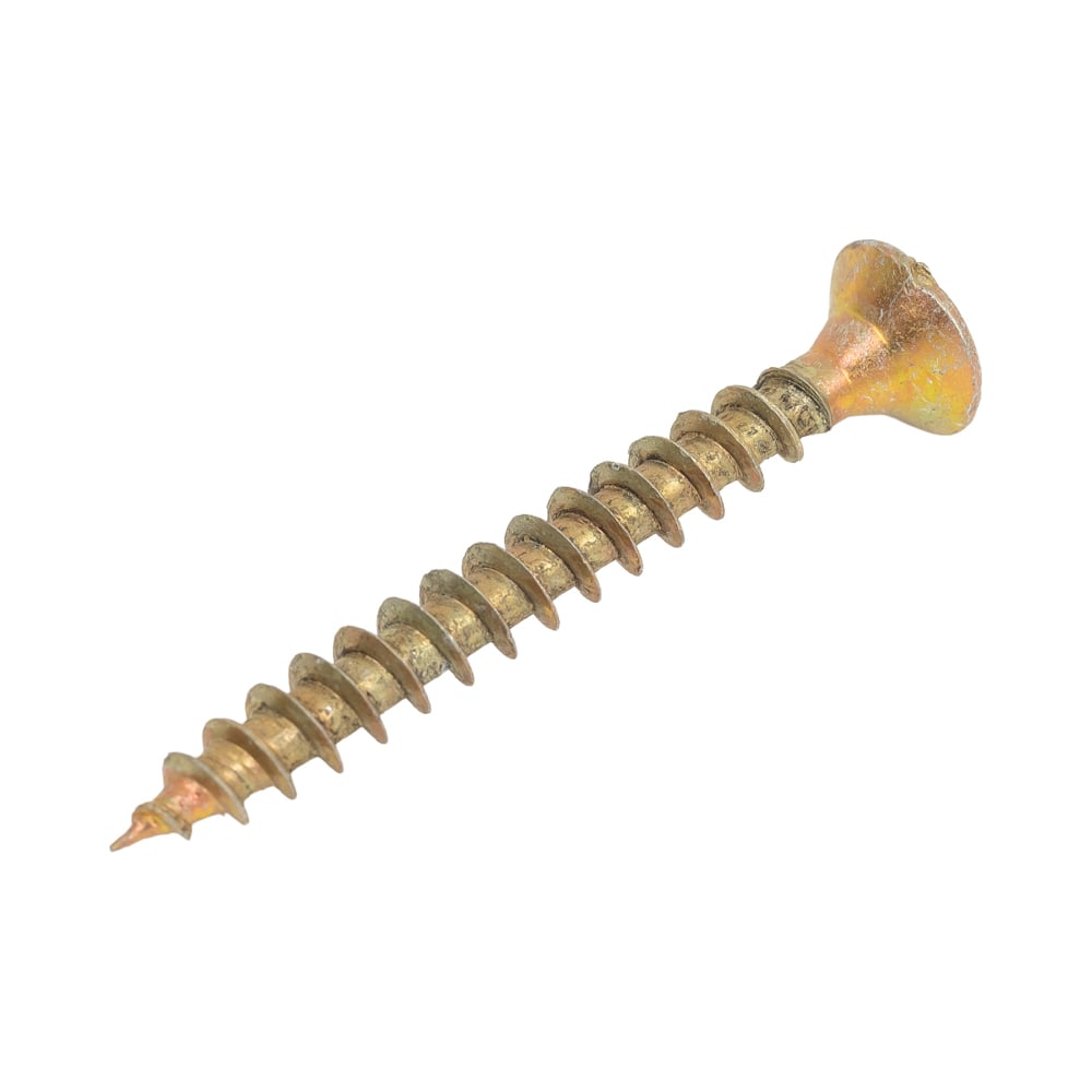 Изображение товара Универсальный саморез Стройметиз 6,0х50 желтый цинк 100 шт. коробка