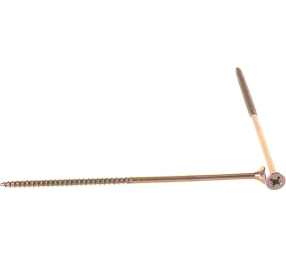 Изображение товара Универсальный саморез Стройметиз 6,0х150 желтый цинк уп. 50 шт. коробка 2141135