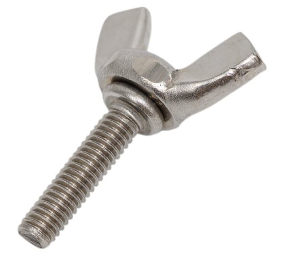 Изображение товара Винт-барашек 23 БОЛТА М4x16 мм, нержавеющая сталь DIN 316, 5 шт. вб416ф5