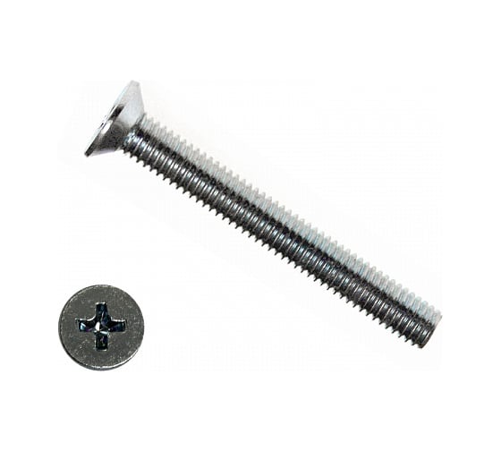 Изображение товара Винт КРЕП-КОМП потайной, цинк DIN965 5х90 1500 шт вп590