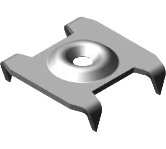 Изображение товара Скрепка мебельная Левша 16x15 мм (6 шт.), цинк У8-873.Ц