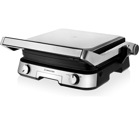 Изображение товара Гриль-пресс BRAYER 2000 Вт, съем двухс., 31х26 см, регул высот, BR2001