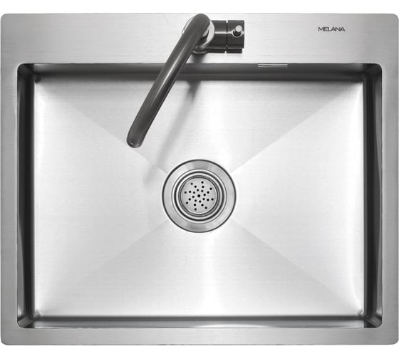 Изображение товара Мойка MELANA R6050HK ProfLine 3,0/200 САТИН врезная прямоугольная MLN-R6050HK