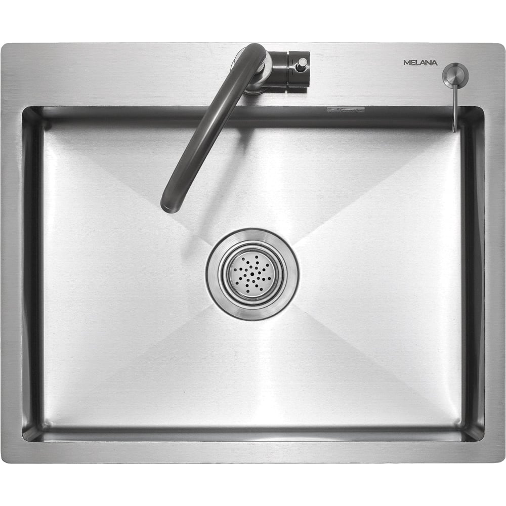 Изображение товара Мойка MELANA R6050HK ProfLine 3,0/200 врезная сатиновая прямоугольная