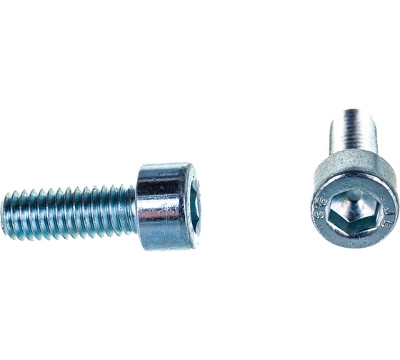 Изображение товара Винт КРЕП-КОМП с внутренним шестигранником, цинк DIN912 6х16 50шт вш616мф