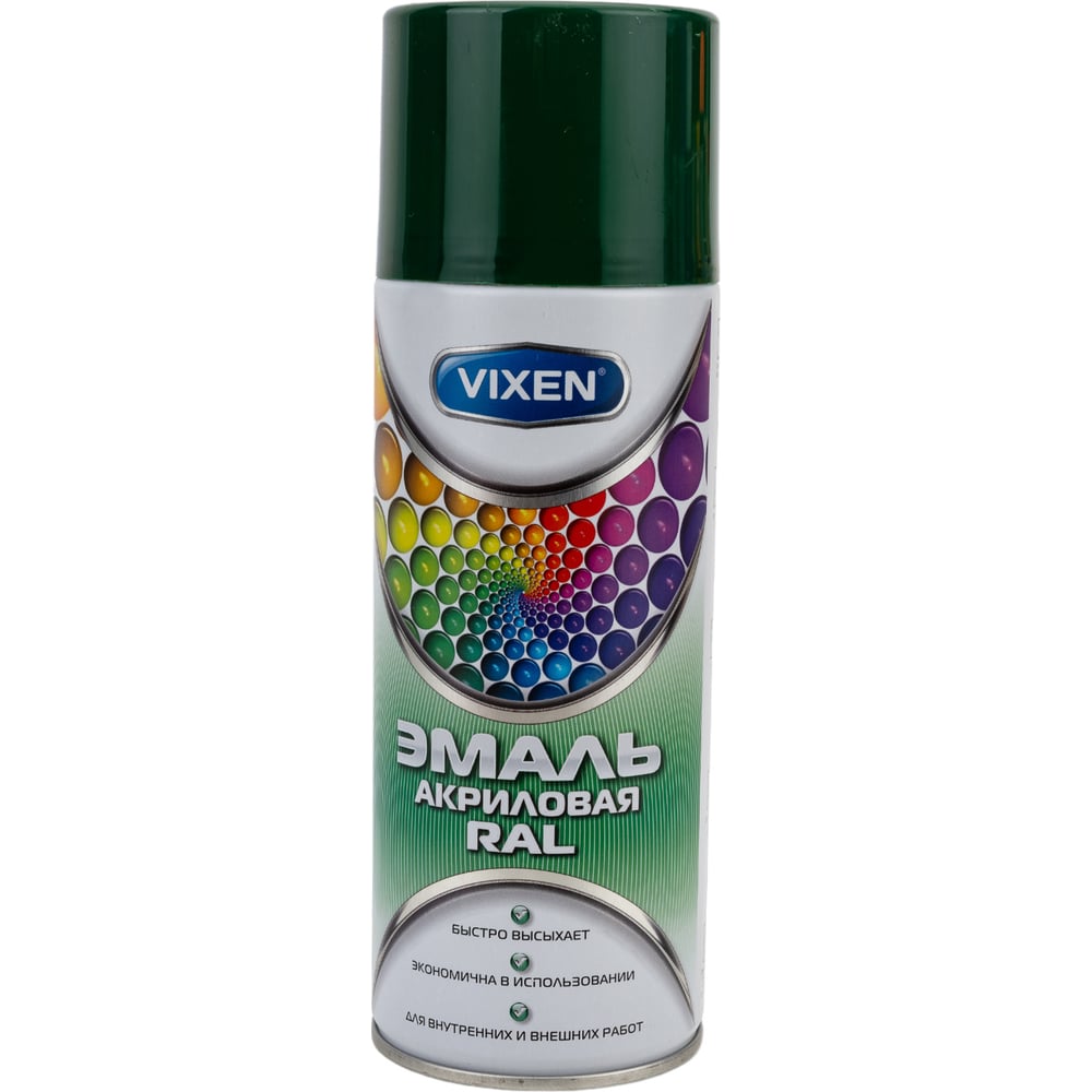 Акриловая эмаль Vixen эмаль для ванн и керамики vixen аэрозоль 520 мл vx 55002