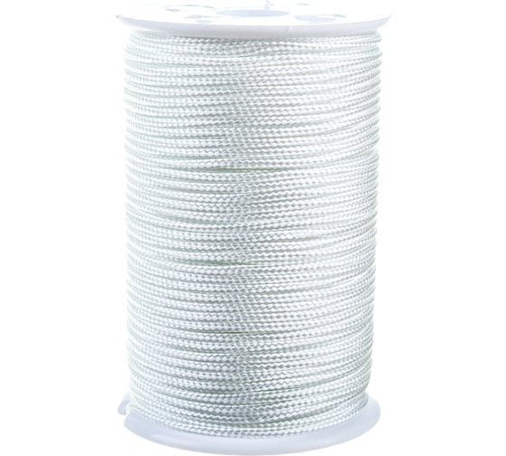 Изображение товара Полиамидный шнур на катушке SOLARIS 1,8 мм х 40 м, Белый S6302w