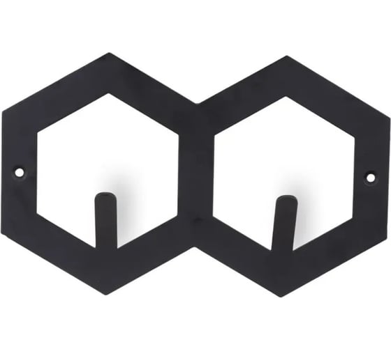 Изображение товара Вешалка настенная Домарт СОТЫ 2 черный 171135