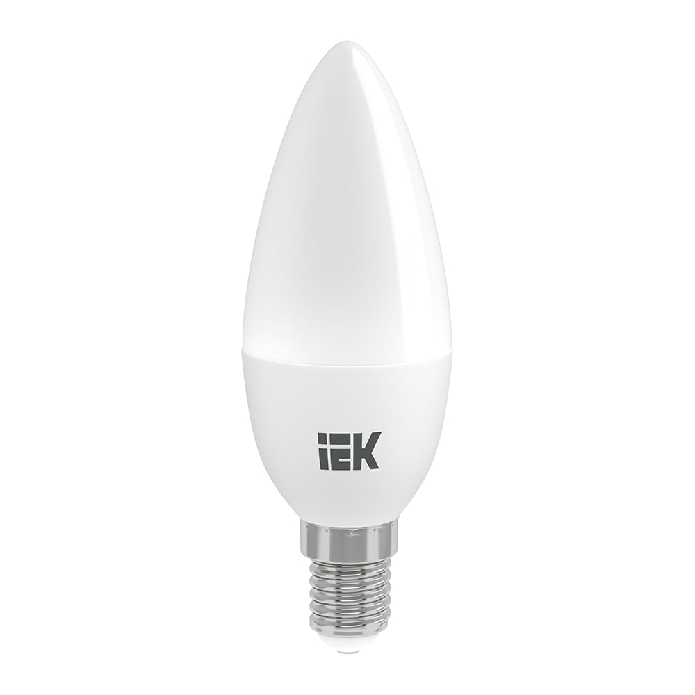 фото Лампа iek led, c35, свеча, 9вт, 230в, 3000к, e14 lle-c35-9-230-30-e14