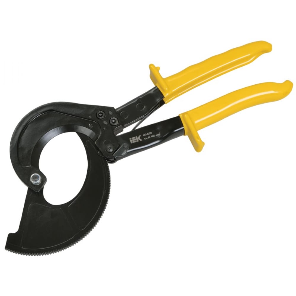 Секторные ножницы для резки неброниронированного кабеля IEK бокорезы для резки кабеля кобальт 647 062 160 мм комбинированные пластиковые рукояти