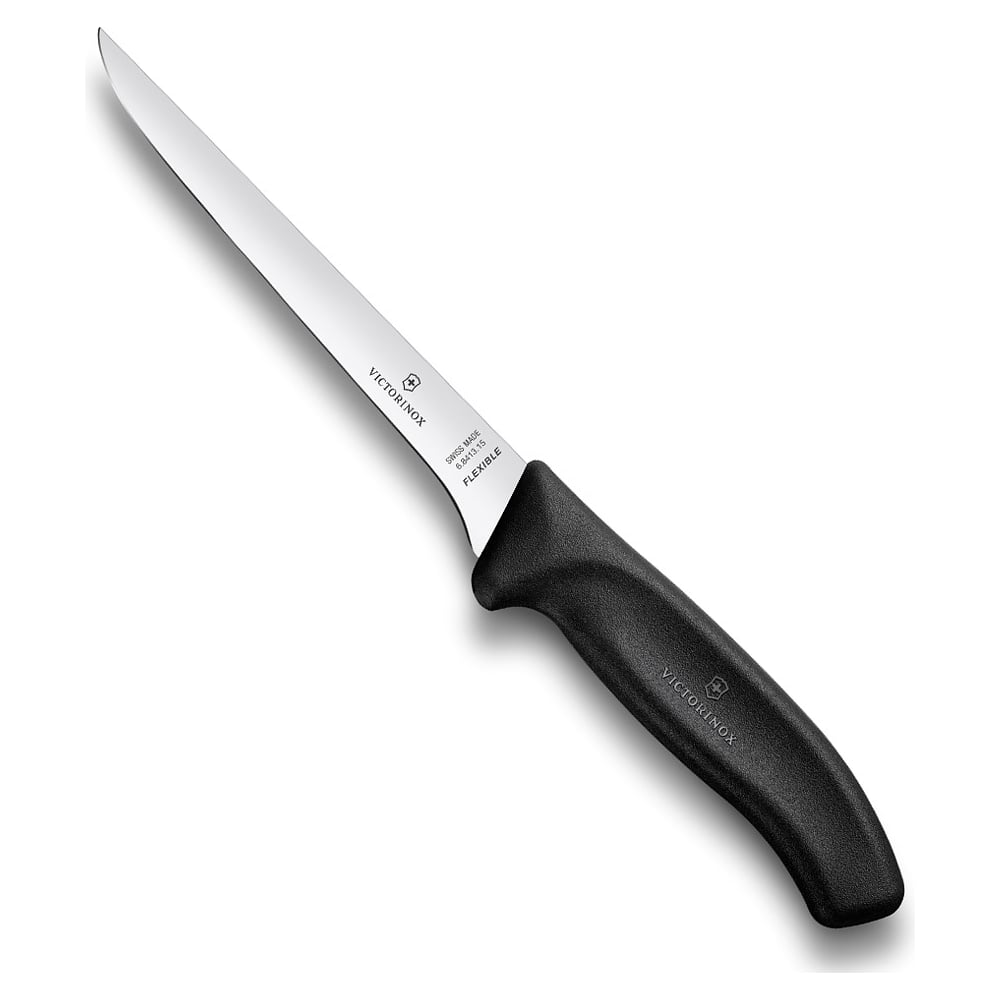 фото Обвалочный нож victorinox гибкое лезвие 15 см, черный 6.8413.15