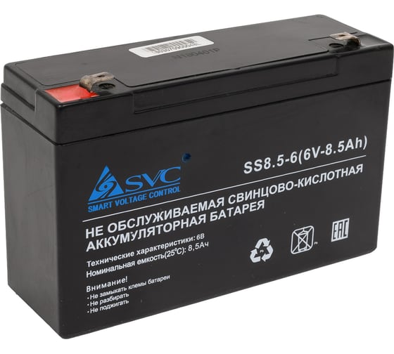 Изображение товара Батарея аккумуляторная SVC SS8.5-6