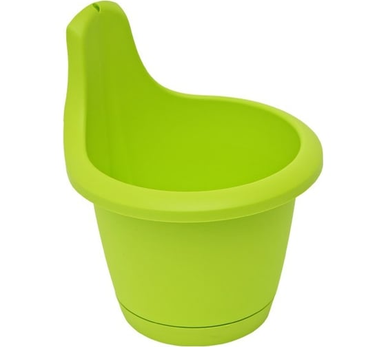 Изображение товара Цветочный подвесной горшок Протэкт Respana Hook салатовый ГЦ-24/20 сал