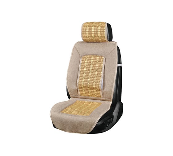Изображение товара Накидка сиденья SKYWAY Summer-03 папирус/полиэстер, с поддержкой спины, бежевый S01302025