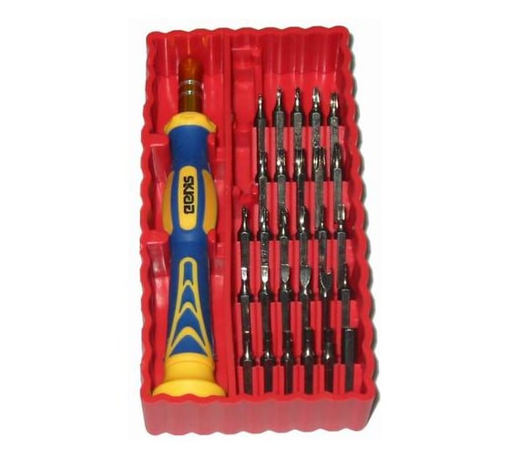 Изображение товара Отвертка-набор для точной механики SKRAB красный 42624