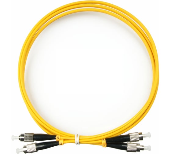 Изображение товара Оптический патч-корд TopLAN дуплексный, FC/UPC-FC/UPC, SM, 2.0 м DPC-TOP-652-FC/U-FC/U-2.0