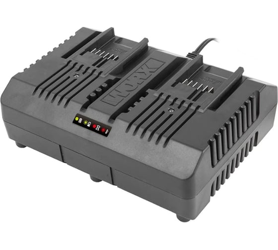 Изображение товара Двойное зарядное устройство WORX WA3883, 20В, 2*2A