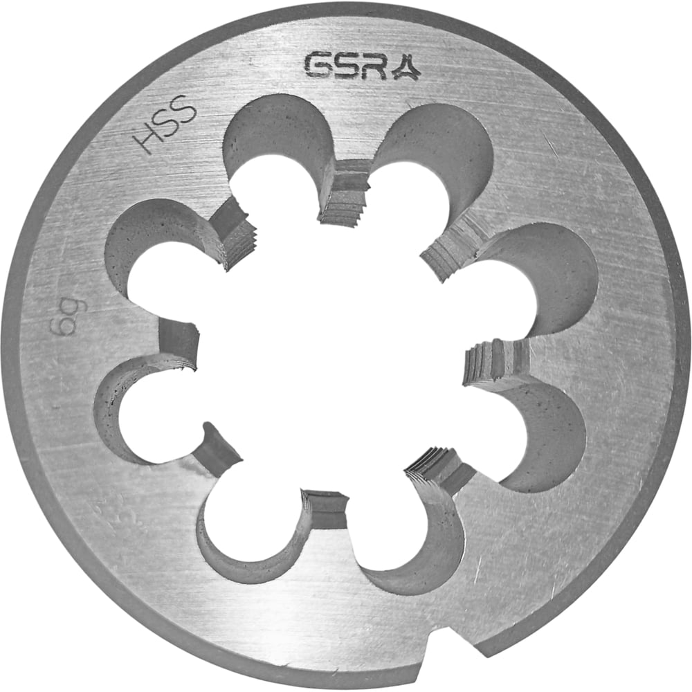 Изображение товара Плашка круглая GSR М33 метрическая резьба HSSG DIN EN 22568 (DIN 223) B 6g B00402340