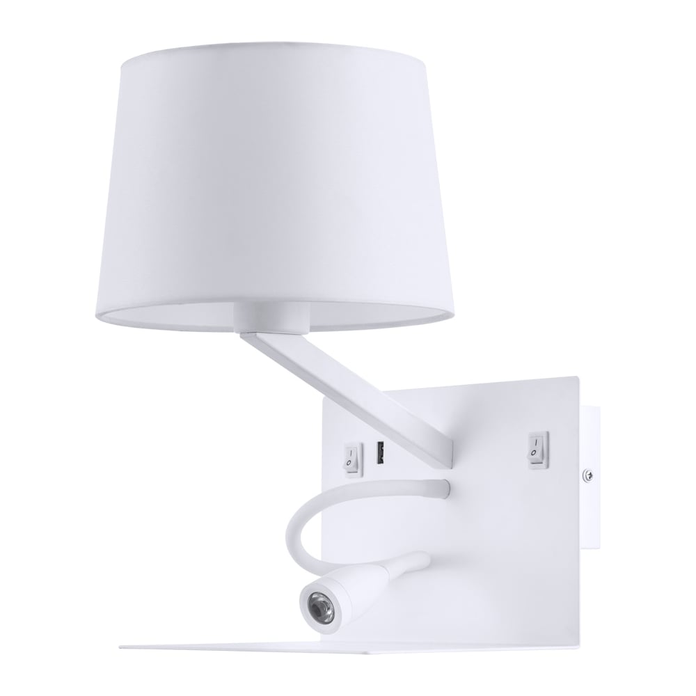 фото Настенный светильник arte lamp ibis a1056ap-2wh