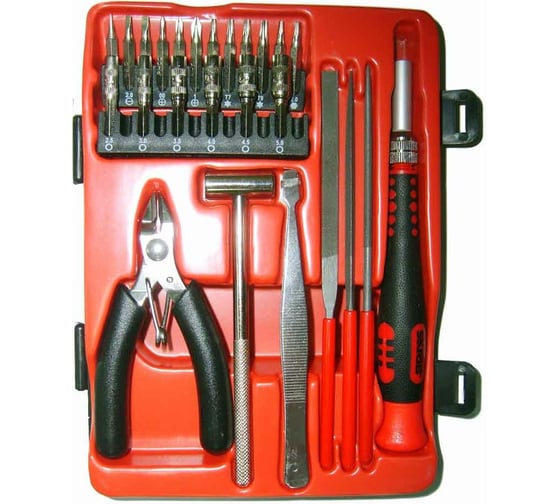 Изображение товара Набор бит SKRAB 26 предметов с молотком и кусачками 41690