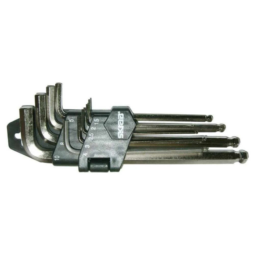 Короткие шестигранные ключи SKRAB ключи курс 64173 шестигранные на кольце 10 шт 2 14 мм