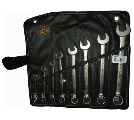 Изображение товара Комбинированные ключи SKRAB 6-22мм 8шт. CrV King Roy 44041