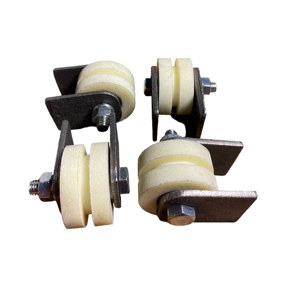 Изображение товара Ролик на пластинах 23 Болта d 40 мм под полосу капролон 4 шт