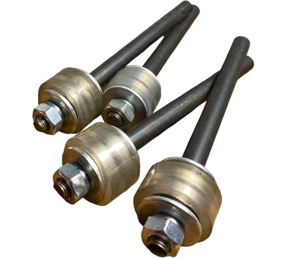 Изображение товара Ролик поддерживающий 23 Болта прямой с подшипником 100, силикон, 4 шт. 1006