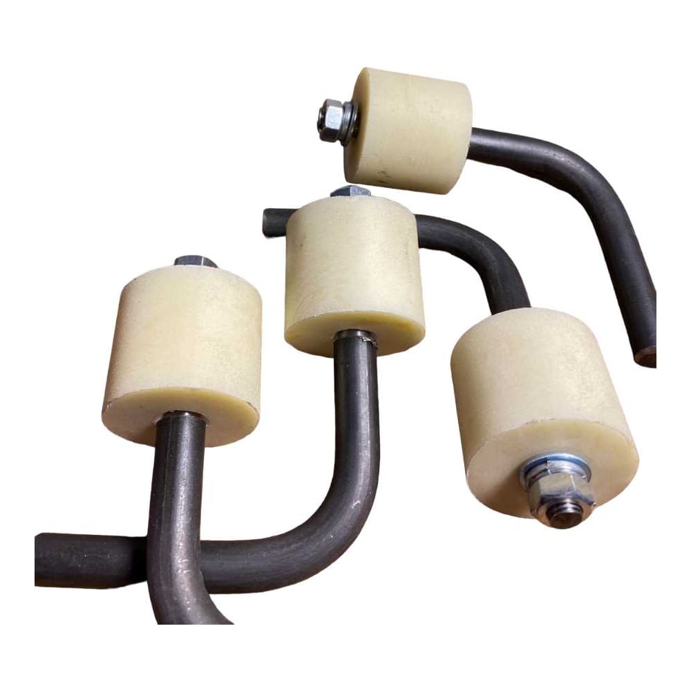 Изображение товара Поддерживающий ролик гнутый из капролона 40 мм 4 шт. для механических систем