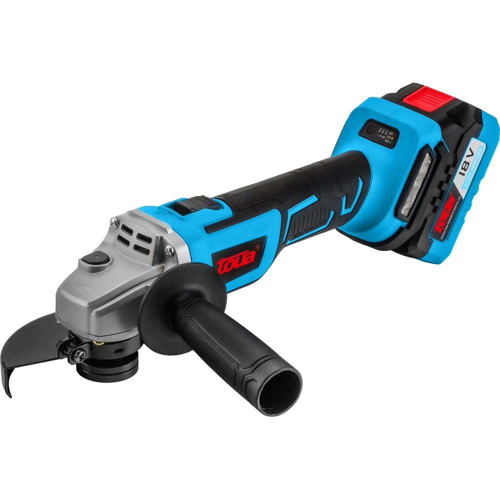 Изображение товара Угловая шлифмашина TOUA DBLAG125-1 18V 125 мм с кейсом и зарядным устройством Изображение товара Угловая шлифмашина TOUA DBLAG125-1 18V 125 мм с кейсом и зарядным устройством