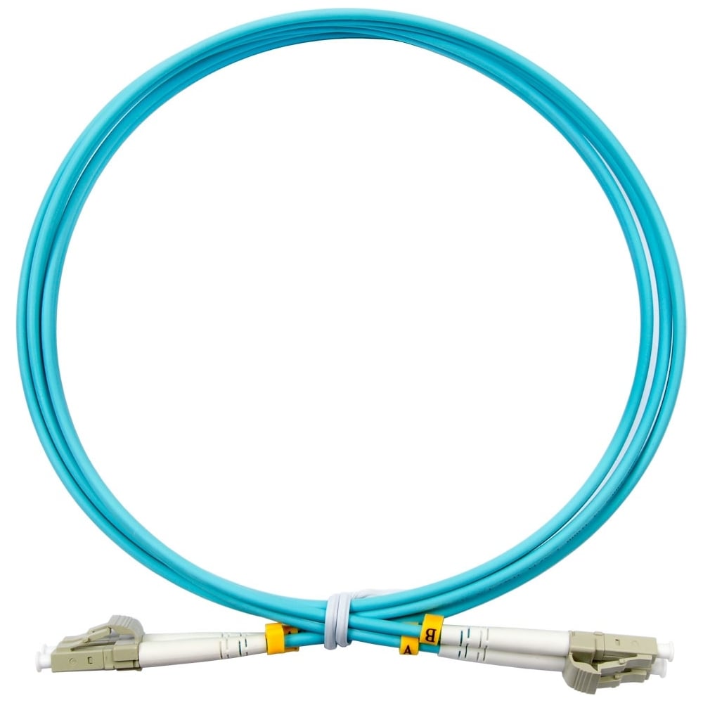 Изображение товара Оптический патч-корд TopLAN OM3 MM 50/125 11м LC-LC дуплексный для высокоскоростных сетей