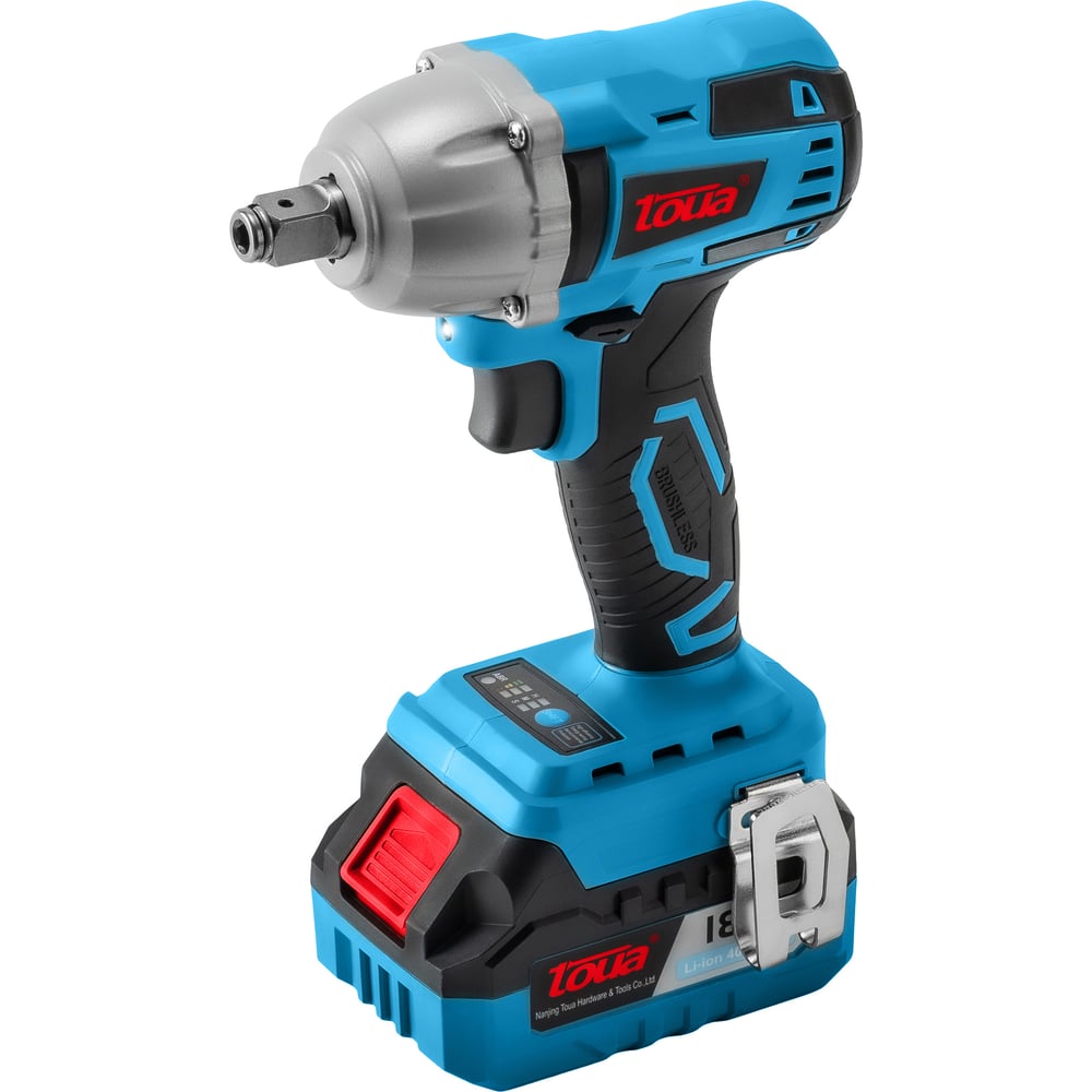 Изображение товара Аккумуляторный гайковерт TOUA DBLW180 18 В с реверсом и подсветкой профессиональный