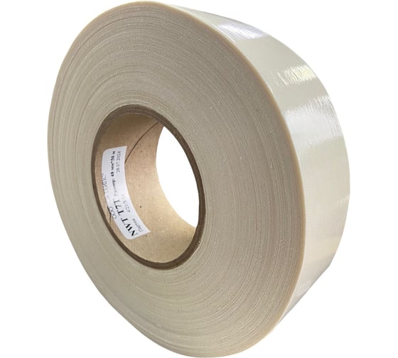 Изображение товара Двусторонняя липкая лента SV TAPES NWT T7T 48 мм, 50 м на хлопчатобумажной основе с каучуковым клеем белого цвета NWTT7T50022