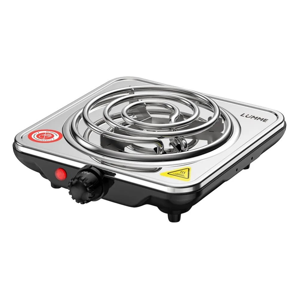 Изображение товара Электроплитка LUMME LU-HP3707A нержавеющая сталь 1200 Вт компактная