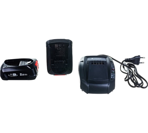 Изображение товара Комплект аккумуляторов литий-ионных с зарядкой Gardena 14907-20.000.00