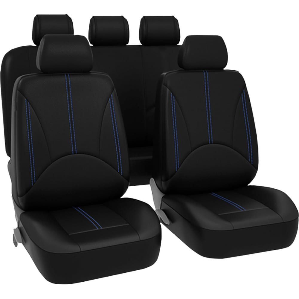 Универсальные чехлы для автомобильных сидений KRAFT чехлы автомобильные универсальные 10 предметов сетка экокожа