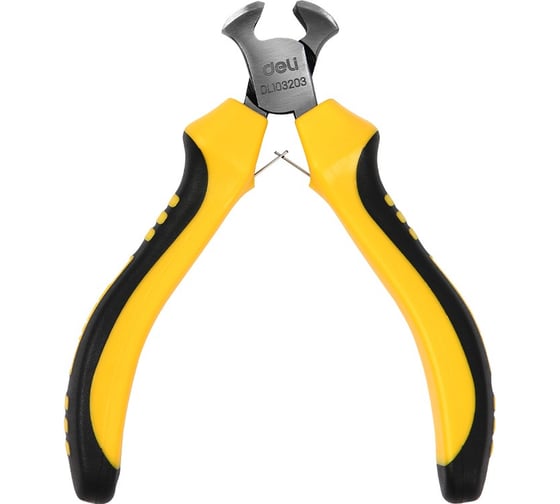 Изображение товара Мини-кусачки торцовые DL103203 100мм, двухкомпонентная рукоять DELI 147012