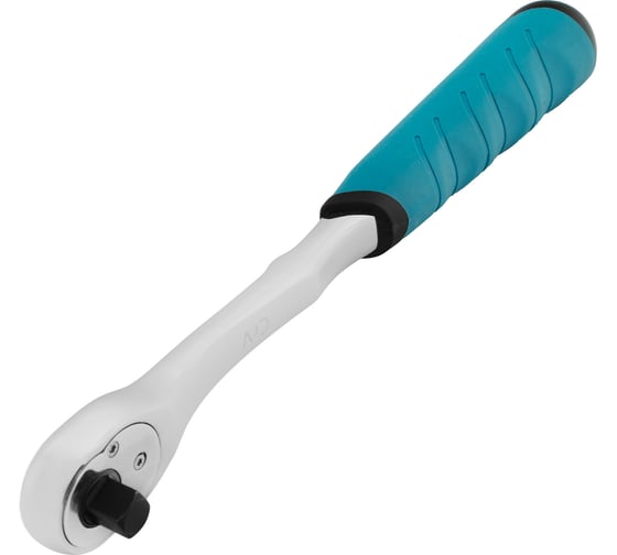 Изображение товара Ключ-трещотка GROSS 3/8", CrV, 90 зубьев, усиленный, хром 14054