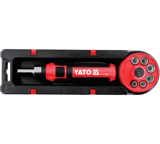 Изображение товара Набор отвёрток с трещоткой YATO 39 шт. YT-27952