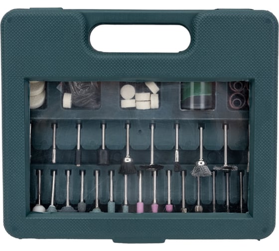 Изображение товара Набор корщетки/шарошки в чемоданчике 100 шт FIT IT 36495