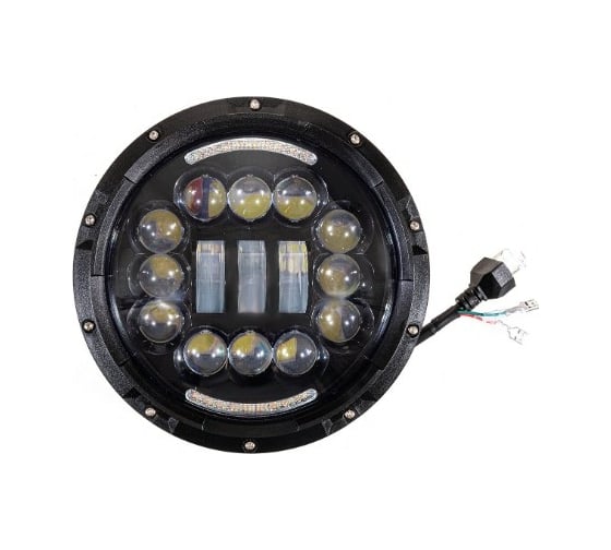 Изображение товара Светодиодная фара SKYWAY OFF ROAD 177х85 мм круглая 12V/24V 40W 6000К 15 Б+Ж LADA Niva S07201084