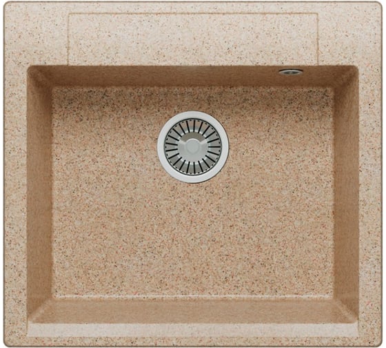 Изображение товара Кухонная мойка Polygran мраморная цвет песочный ARGO-560 №302 575837