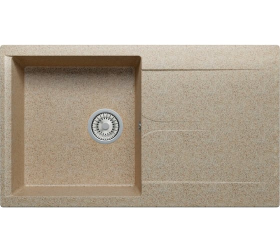 Изображение товара Кухонная мойка Polygran цвет песочный Gals-860 № 302 408036