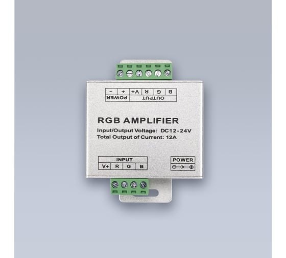 Изображение товара Усилитель ELEGANZ 24A 12/24V для ленты RGB, 1шт 1006