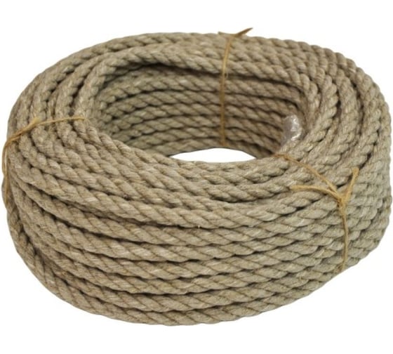 Изображение товара Льняная крученая веревка STARFIX 6 мм, 20 м SMP-66871-20