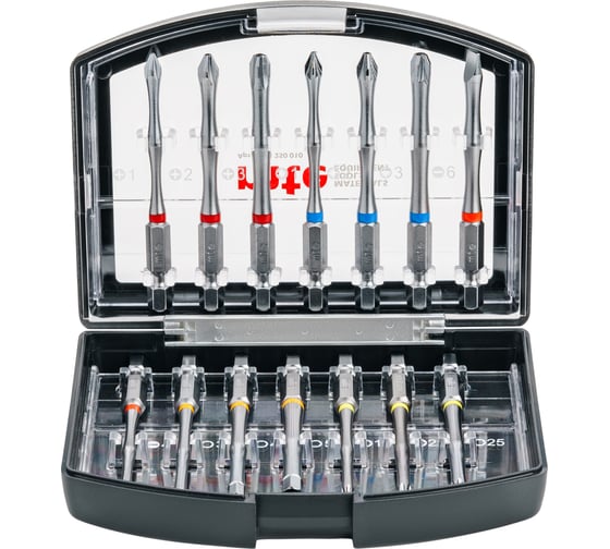 Изображение товара Набор торсионных бит 75 мм, 14 предметов MTE 2614250010