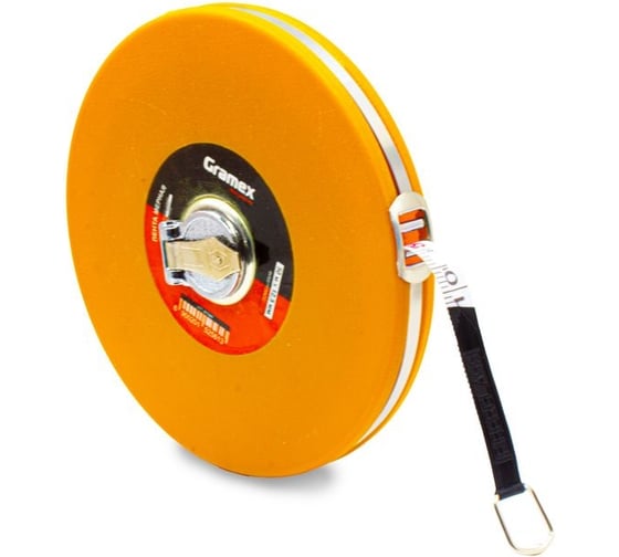 Изображение товара Лента мерная ВАРЯГ 50 м х 12.5 мм, закрытый корпус, фиберглас, лента Gramex MT-50 (1/40) 017447