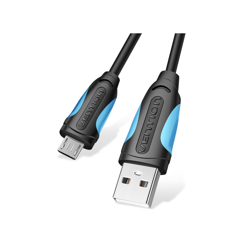 фото Кабель vention usb 2.0 am/micro b 5pin - 1.5м, черный vas-a04-b150