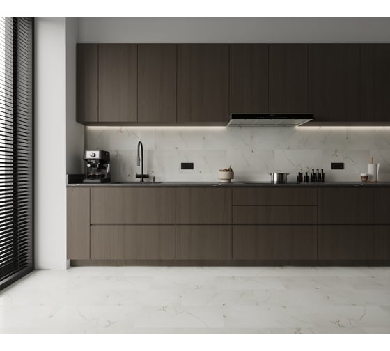 Изображение товара Кварцвиниловая плитка Novafloor Keramik, 2.23  кв.м., 43 класс K-03 Мрамор тиволи