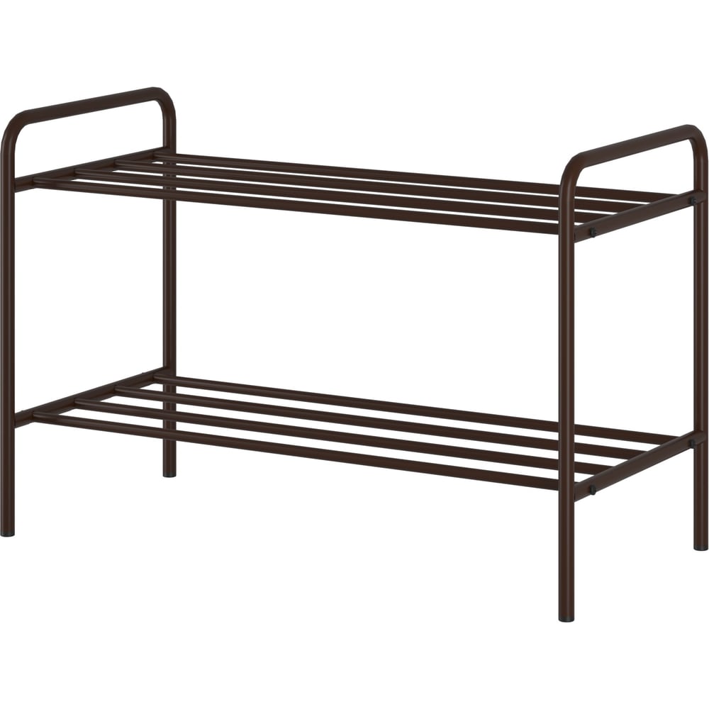 Изображение товара Подставка для обуви ЗМИ Альфа 22 2 полки коричневая сталь